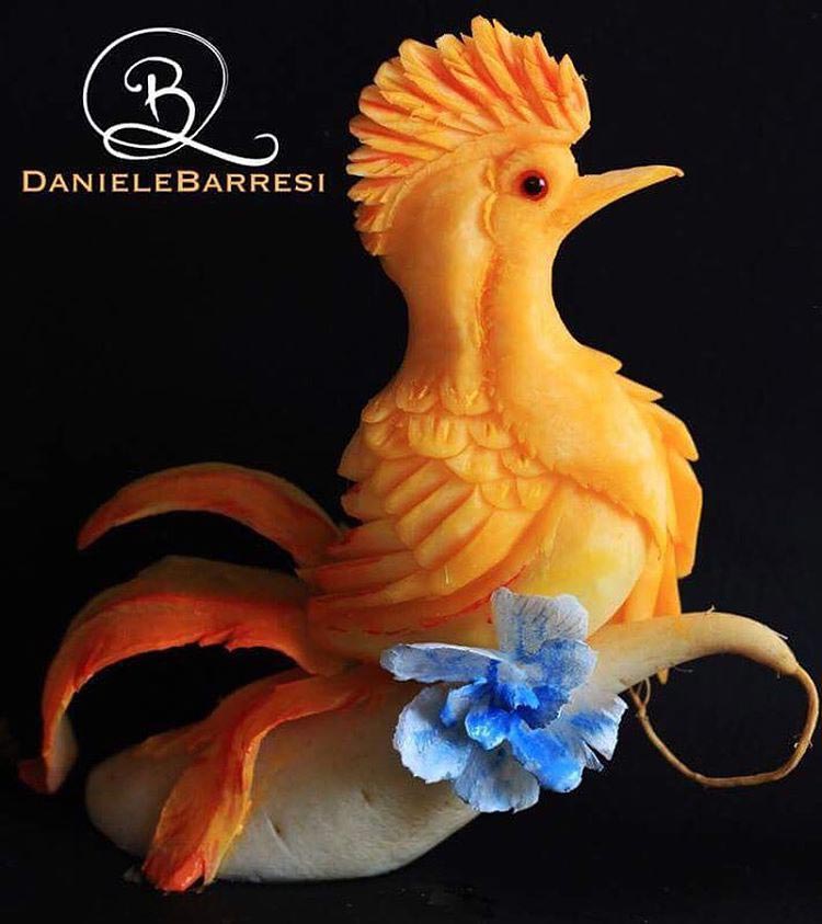 Этот художник превращает фрукты и овощи в умопомрачительные произведения искусства карвинг, Даниэле Барреси, Daniele Barresi, резьба по овощам и фруктам