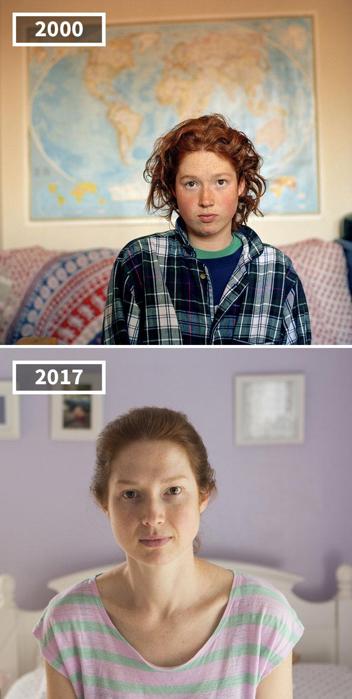 Фотограф снял своих друзей в 2000 году и 2017, Жозефина Ситтенфельд, Josephine Sittenfeld