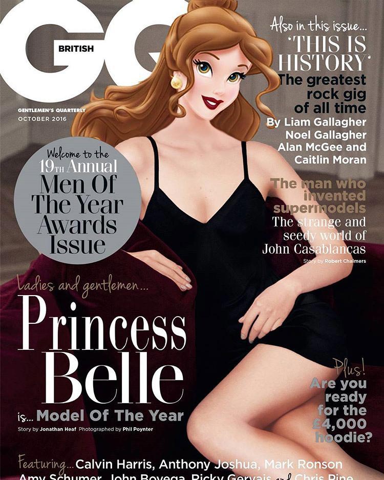 диснеевские принцессы на обложках журналов, Грегори Масурас, Gregory Masouras, принцессы диснея обложки журналов