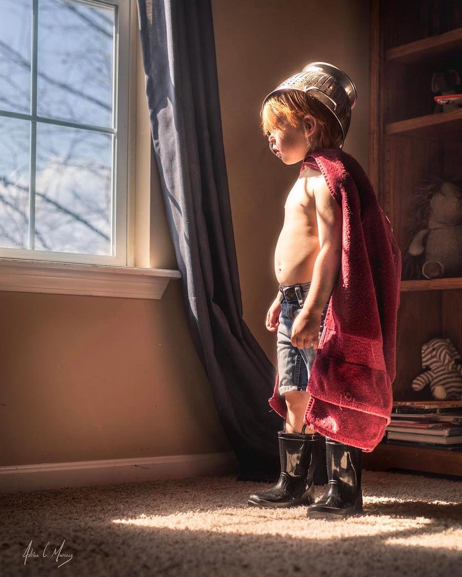 Любящий отец делает милые фотографии своих детей, показывая магию детства Адриан Мюррей, Adrian C. Murray, магия детства, милые фотографии детей