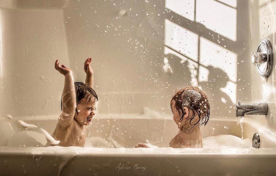 Любящий отец делает милые фотографии своих детей, показывая магию детства Адриан Мюррей, Adrian C. Murray, магия детства, милые фотографии детей