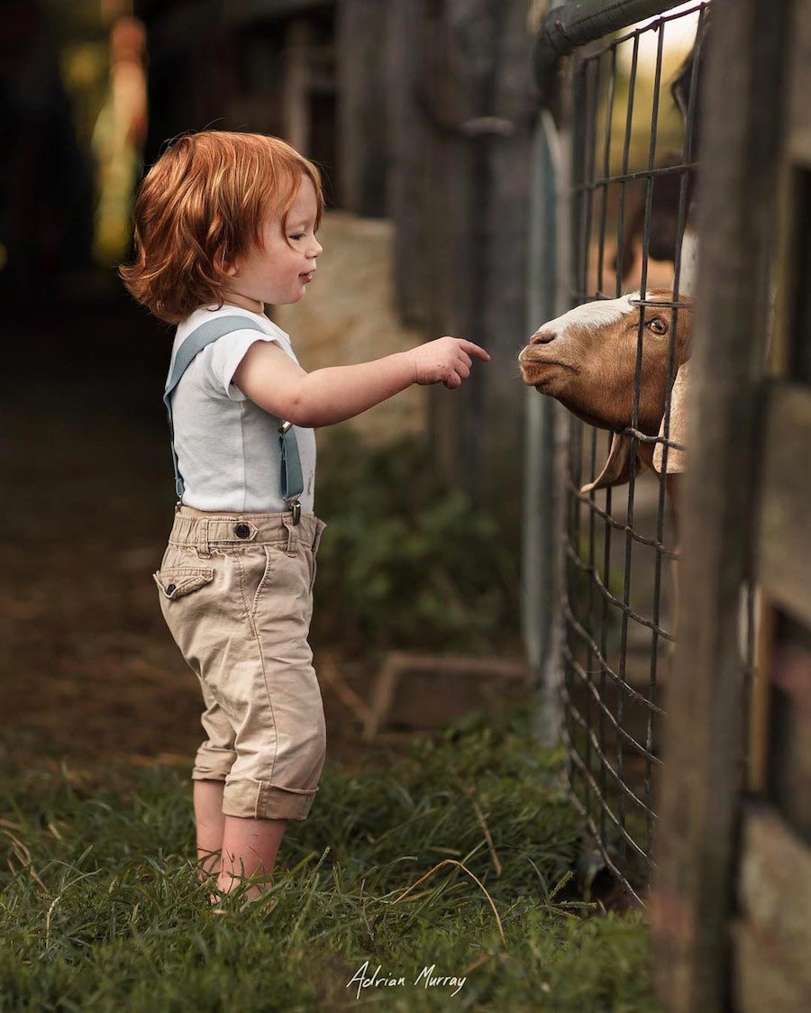 Любящий отец делает милые фотографии своих детей, показывая магию детства Адриан Мюррей, Adrian C. Murray, магия детства, милые фотографии детей