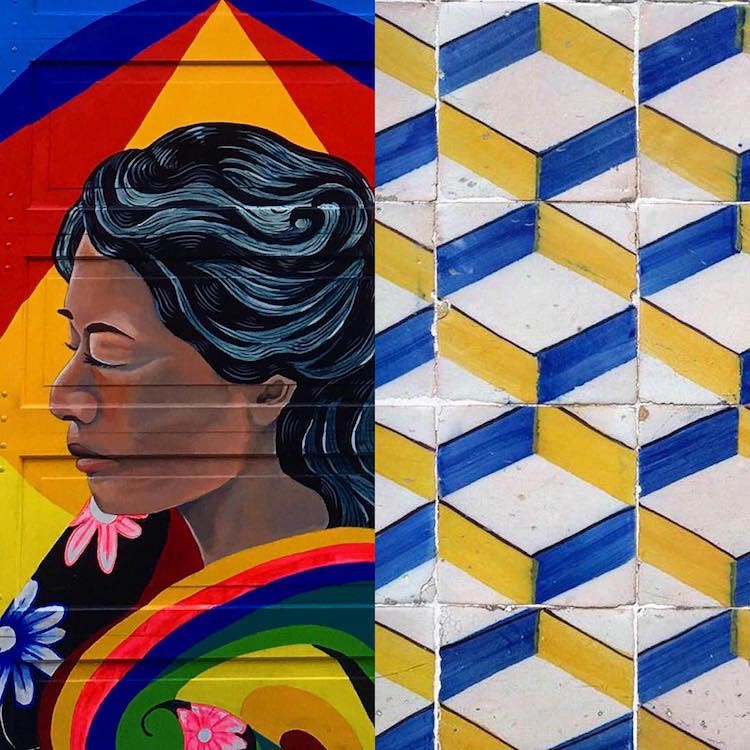 Remote Year, Half Half Travel, пара путешествует далеко друг от друга, пара объединяет снимки в одно целое