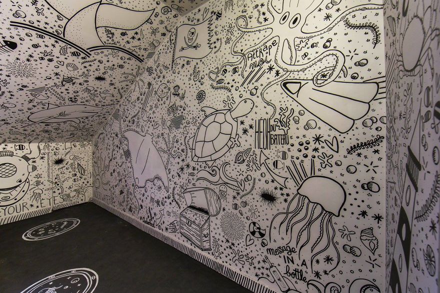 100 граффити-художников разрисовали университетский городок, Cité Universitaire