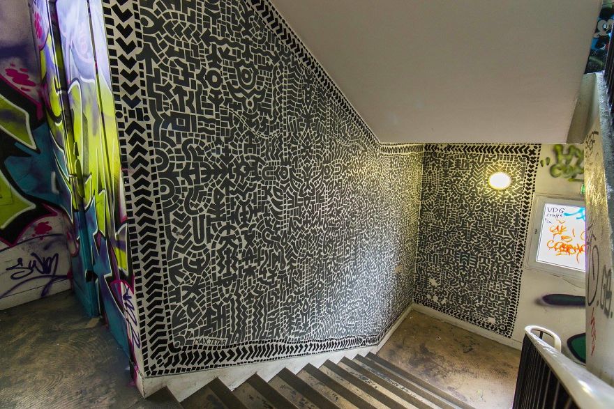 100 граффити-художников разрисовали университетский городок, Cité Universitaire