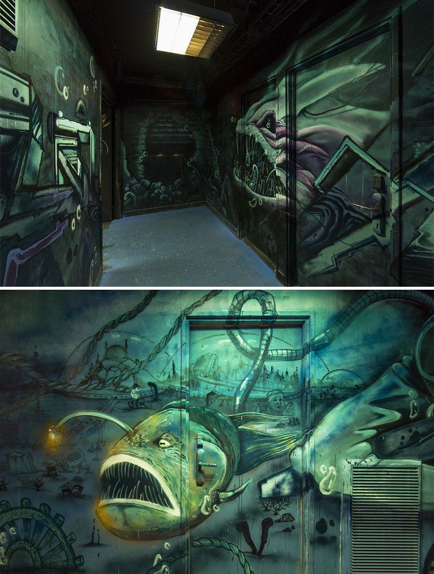 100 граффити-художников разрисовали университетский городок, Cité Universitaire