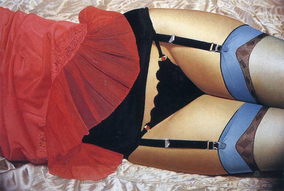 Джона Си. Касер, John C. Kacere, фотреалистичные картины, картины нижней части женского тела в нижнем белье