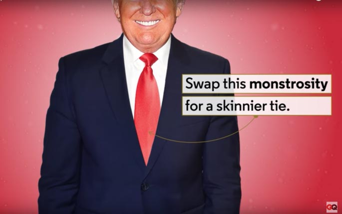 Как бы выглядел Дональд Трамп, если бы у него был нормальный внешний вид Дональд Трамп другая прическа, Дональд Трамп без автозагара, Дональд Трамп смена стиля, Дональд Трамп нормальный внешний вид