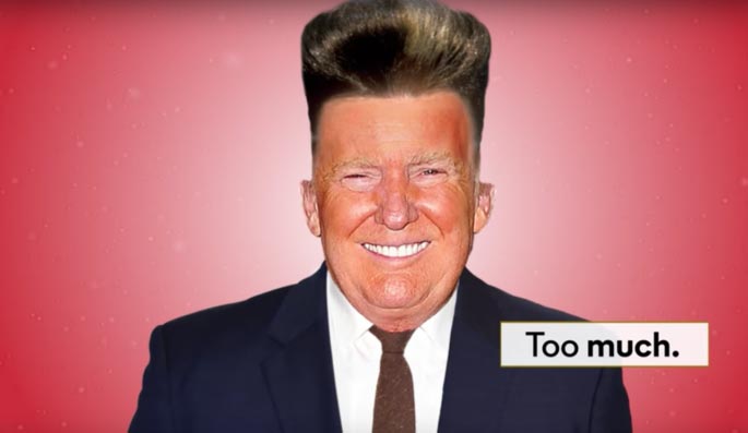 Как бы выглядел Дональд Трамп, если бы у него был нормальный внешний вид Дональд Трамп другая прическа, Дональд Трамп без автозагара, Дональд Трамп смена стиля, Дональд Трамп нормальный внешний вид