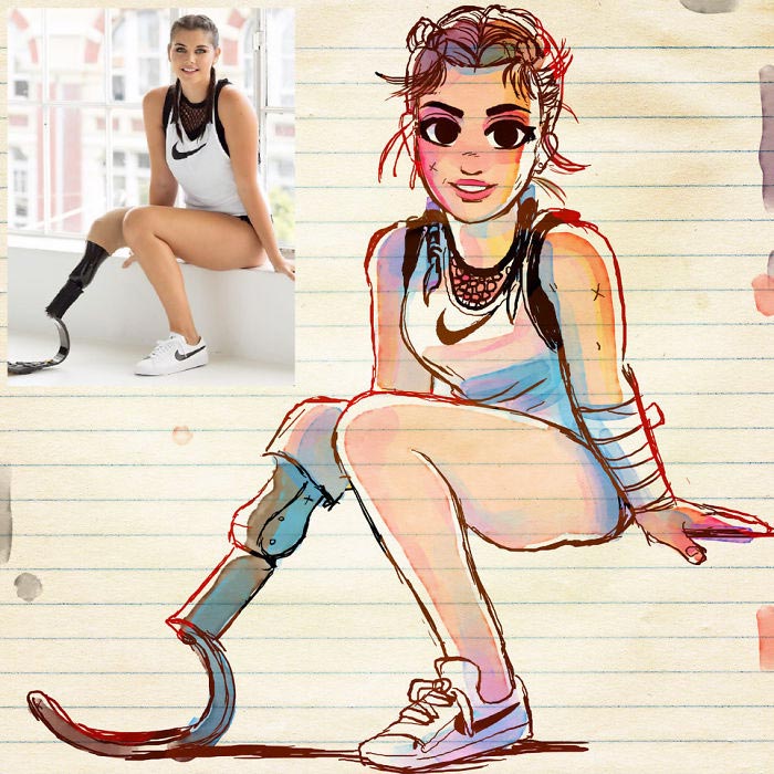 Иллюстратор превращает незнакомцев в персонажей из аниме, Toonimated 