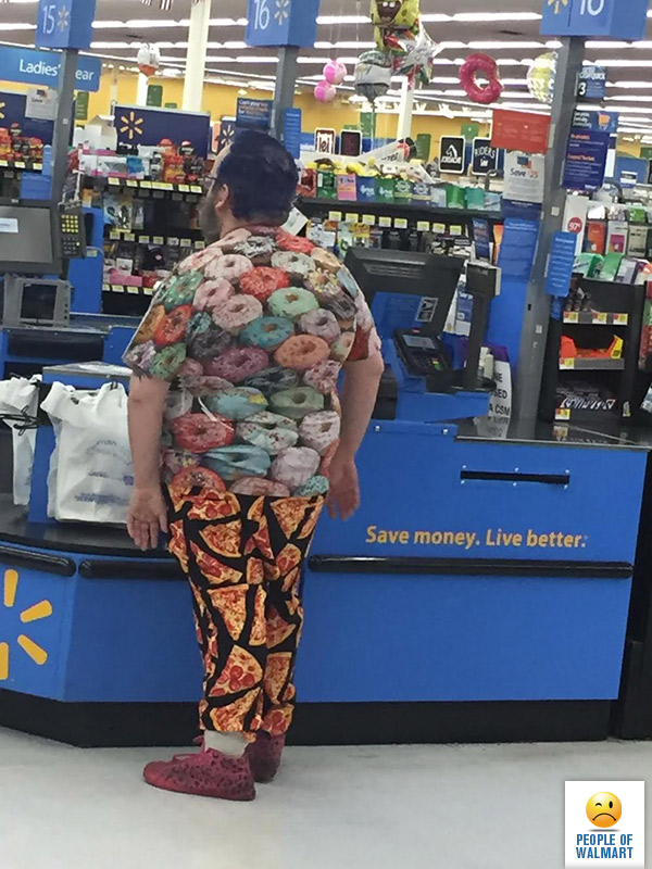 People of walmart, странные покупатели американских супермаркетов