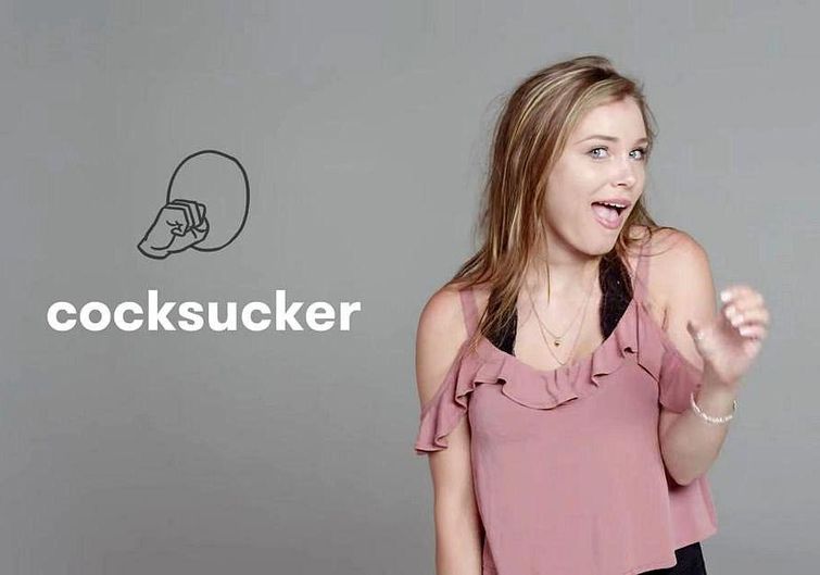 Глухие люди показали, как выглядят ругательства на языке жестов ругательства язык жестов, оскорбления язык жестов, глухие показывают ругательства