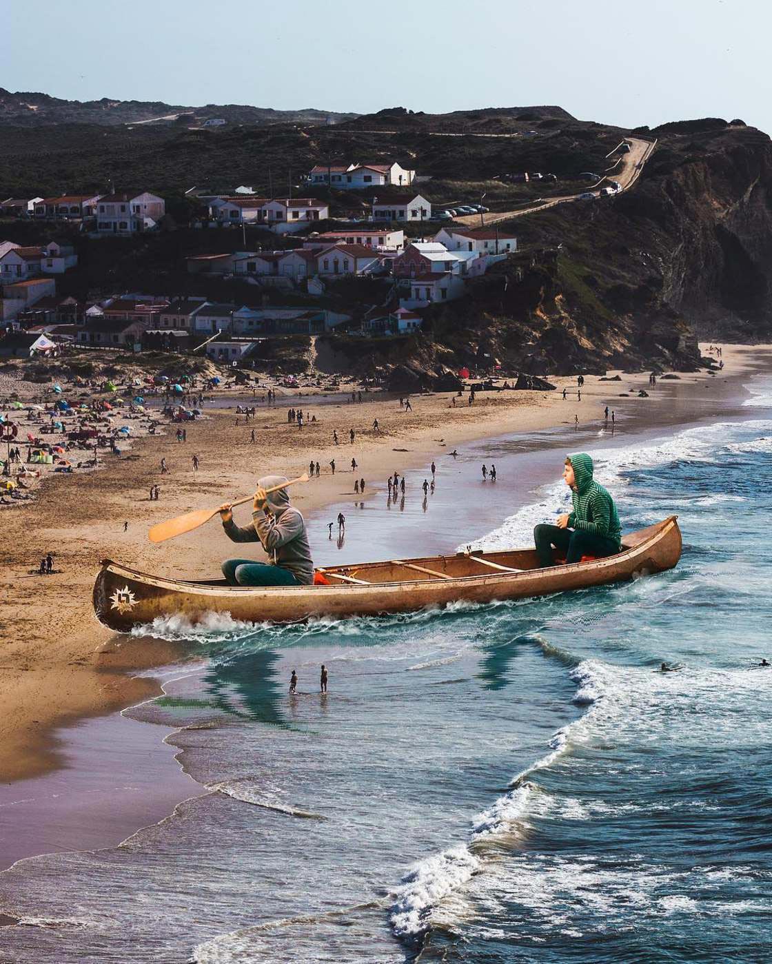 Хусейна Шахина, Hüseyin Şahin, Сюрреалистические коллажи , коллажи из реальных фотографий