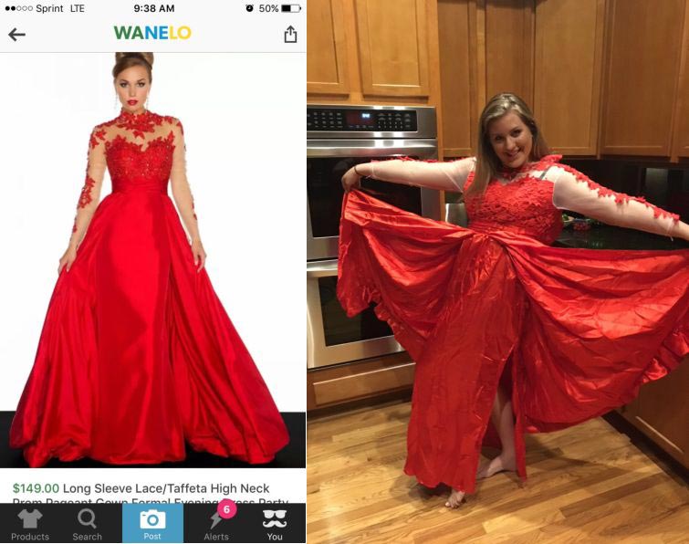 заказали платье для выпускного в интернете, платье для выпускного вечера в интернет-магазине