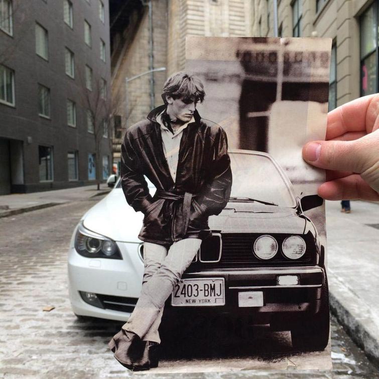 фотоколлаж вставляет фото, фотоколлажи в реальном времени, подставляет части фото к реальности