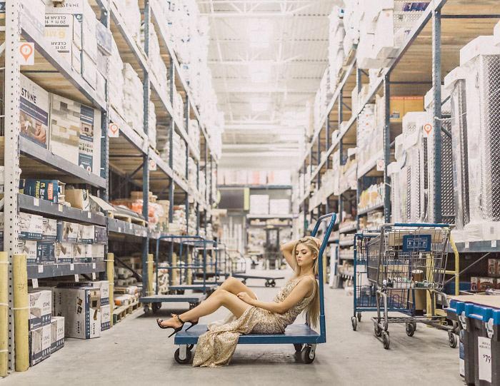 Фотограф снял модель в «уродливых» местах, Дженна Мартин, Jenna Martin