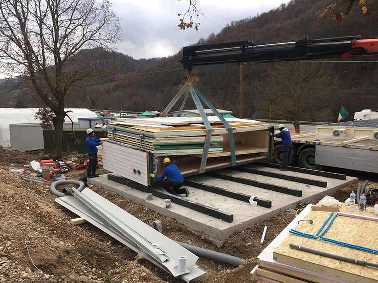 складной дом, сборка дома, мобильный дом, дом раскладушка