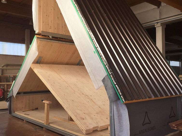 складной дом, сборка дома, мобильный дом, дом раскладушка