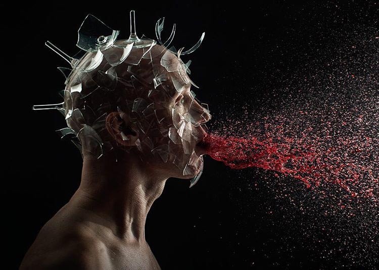 фотопроект Меню, ингредиенты блюд на лице, Роберт Харрисон, Robert Harrison, еда на лице