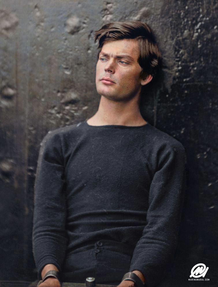 исторические знаменитости в цвете, великие люди в истории в цвете, раскрашенные фотографии исторических знаменитостей