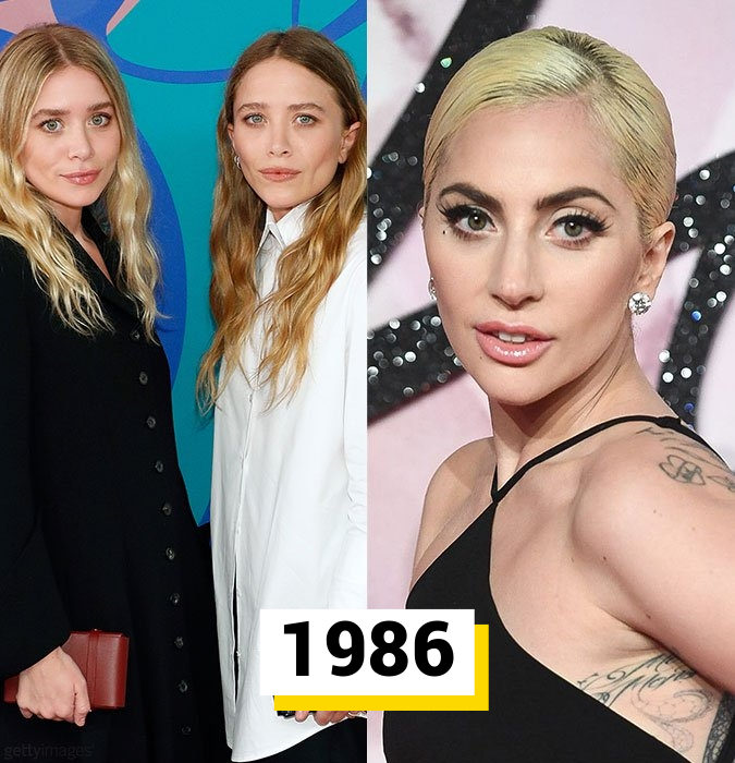 знаменитости одного возраста, знаменитости одного и того же возраста, знаменитости одногодки