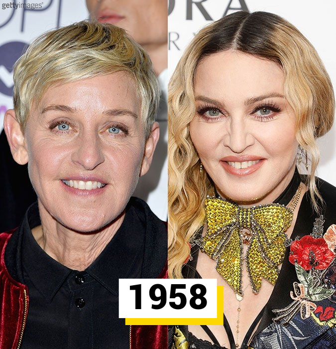 знаменитости одного возраста, знаменитости одного и того же возраста, знаменитости одногодки