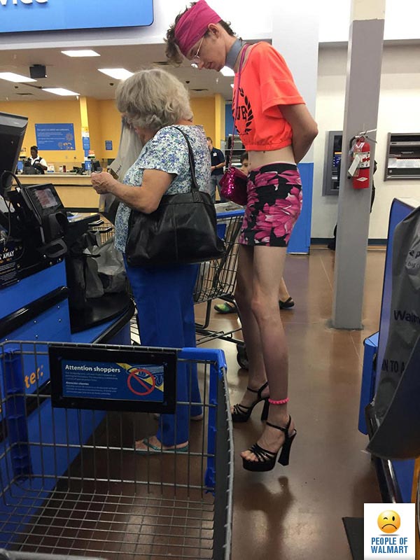People of walmart? странные покупатели американских супермаркетов 