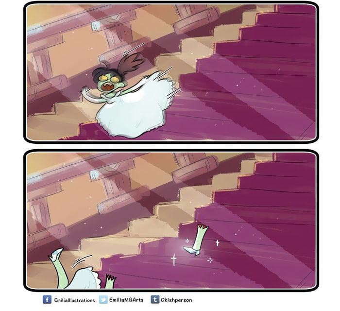 смешные комиксы, девушка зомби, комиксы о зомби, комиксы о монстрах