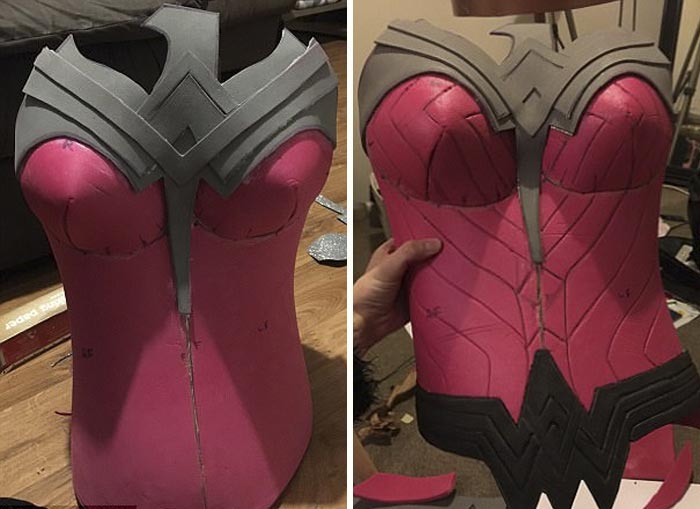 костюм чудо-женщины, как сделать костюм чудо-женщины, Райли Пассфилд, костюм чудо-женщины коврик для йоги