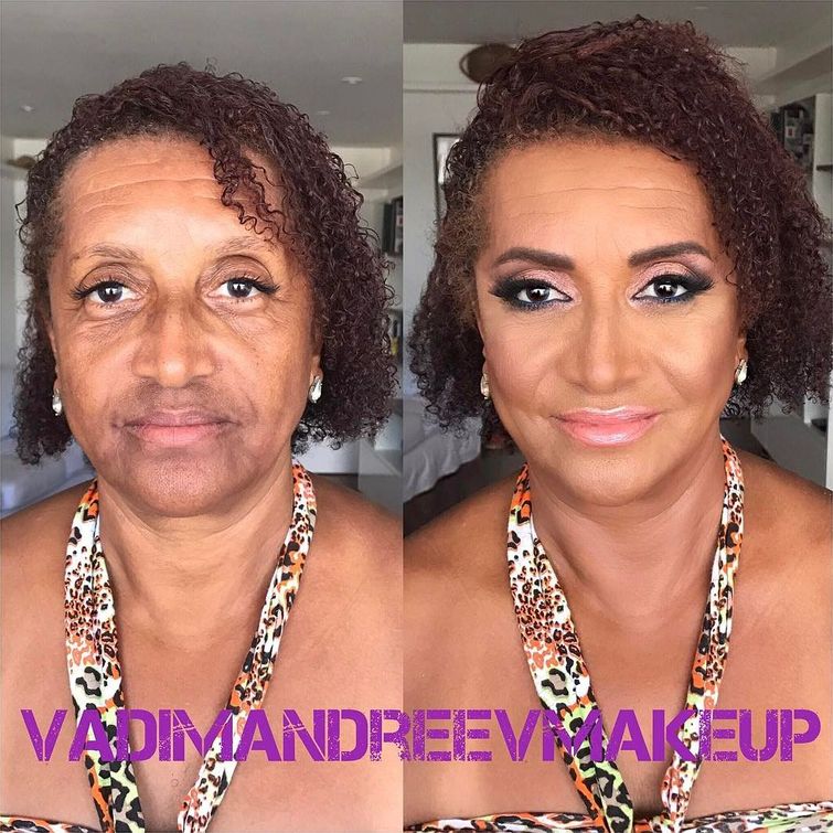 женщины до и после макияжа, визажист Вадим Андреев, преображение женщин до и после макияжа