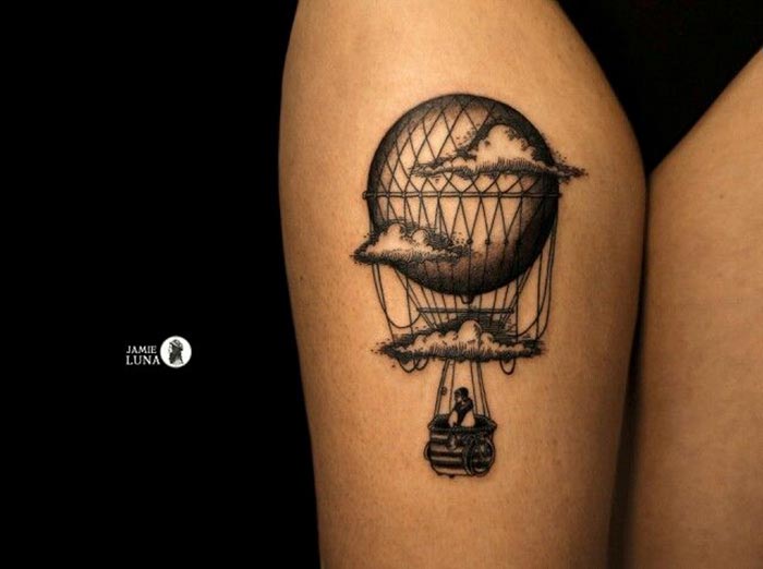 тату для любителей путешествий, travel tattoo