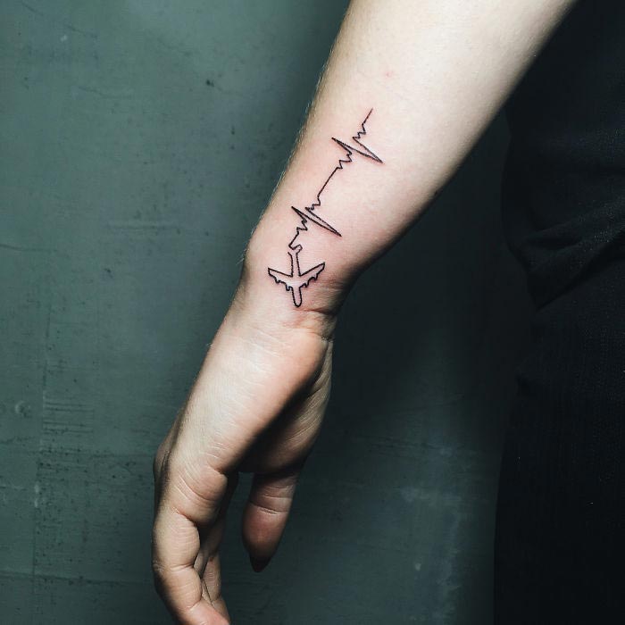тату для любителей путешествий, travel tattoo