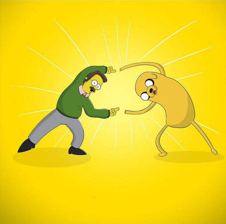 Сурадж Сирохи,Suraj Sirohi, объединить персонажей в одного, смешать персонажей в одного