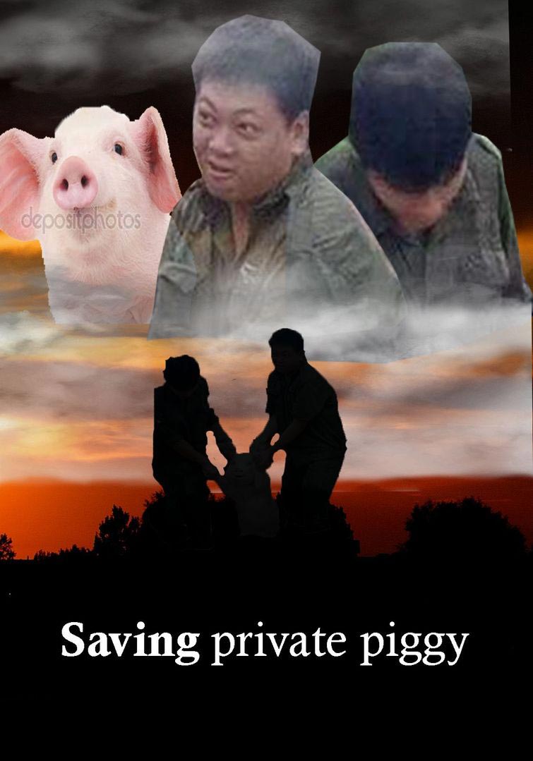счастливая свинья, счастливая свинка, счастливая свинья битва фотошоперов, счастливая свинья фотожабы.