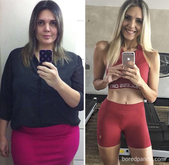 25 поразительных фотографий людей до и после похудения, доказывающие, что в...