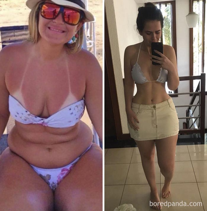 до и после похудения, невероятное похудение