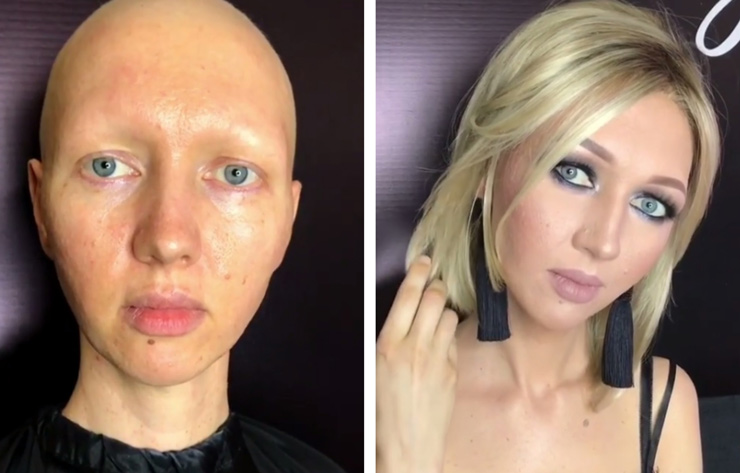  Гоар Аветисян, преображения при помощи макияжа