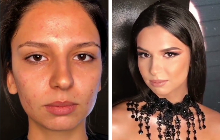  Гоар Аветисян, преображения при помощи макияжа