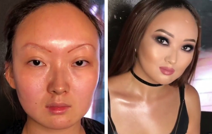  Гоар Аветисян, преображения при помощи макияжа