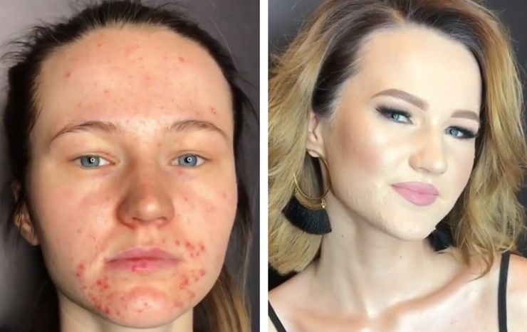  Гоар Аветисян, преображения при помощи макияжа