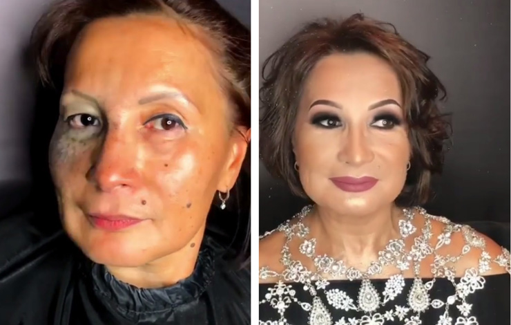  Гоар Аветисян, преображения при помощи макияжа