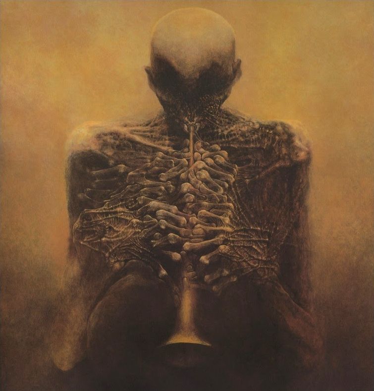Здзислав Бексиньский, Zdzisław Beksiński, мрачные картины польского художника