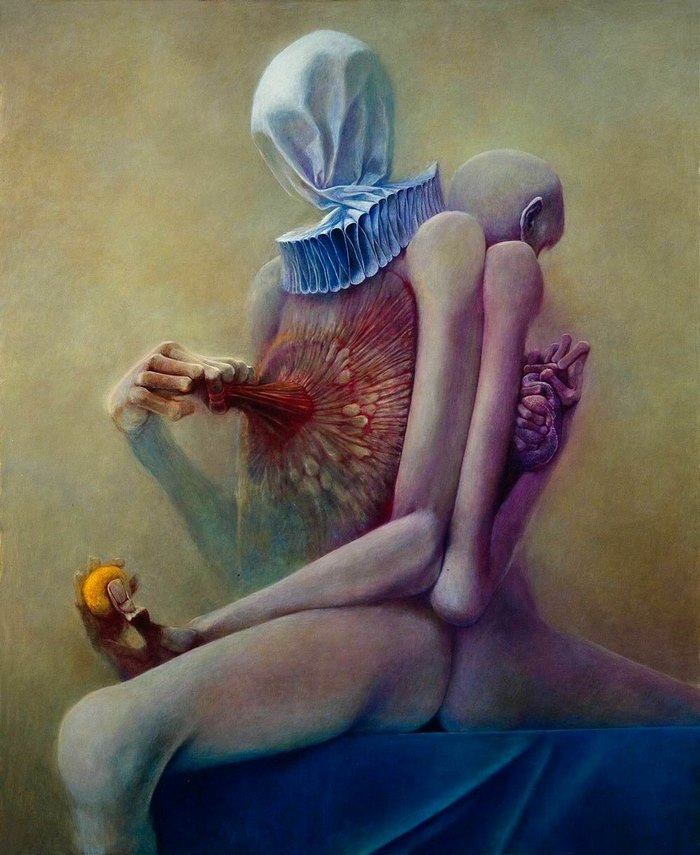 Здзислав Бексиньский, Zdzisław Beksiński, мрачные картины польского художника