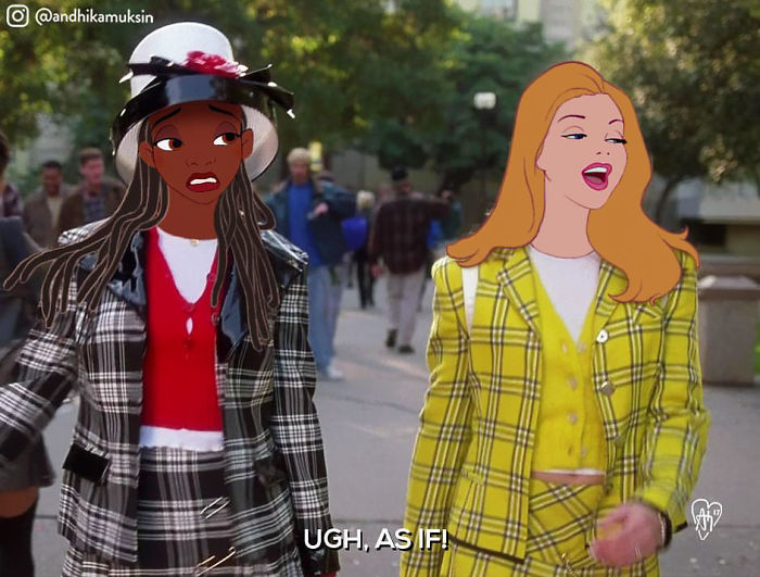 Художник оживил героев Диснея, Художник прифотошопил героев диснея к фотографиям знаменитостей, Андхика Муксин, Andhika Muksin)