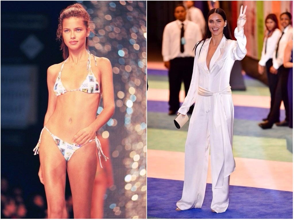 модели  в юности, известные модели в молодости и сейчас