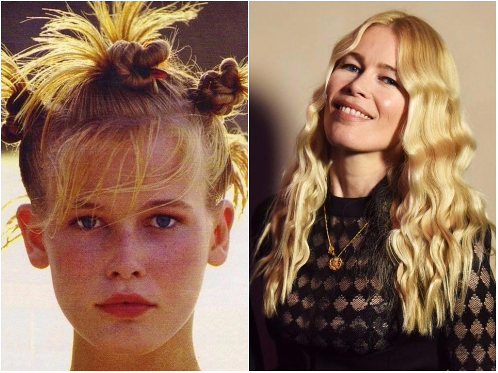 модели  в юности, известные модели в молодости и сейчас