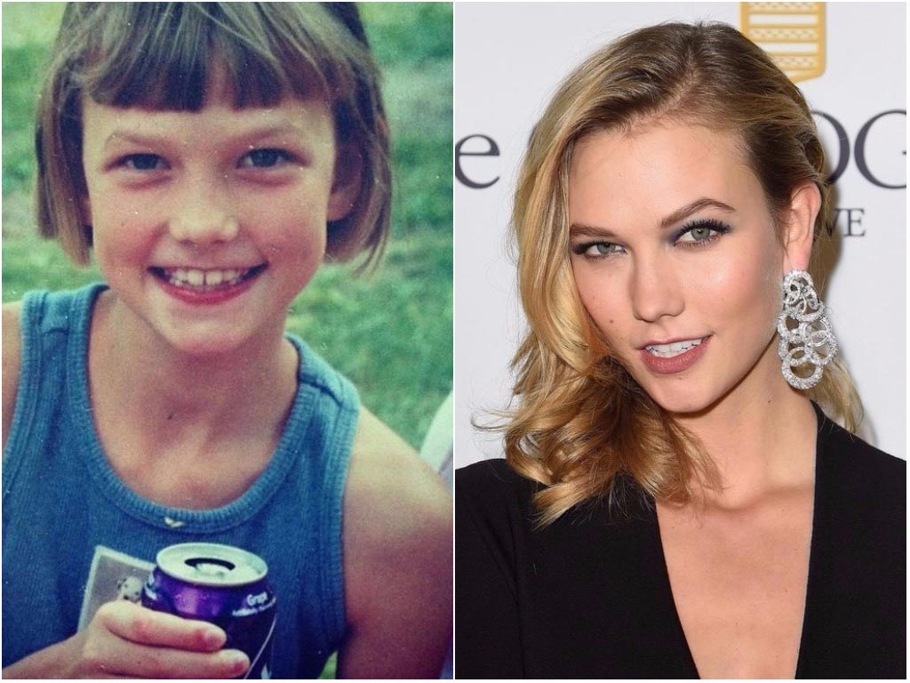 модели  в юности, известные модели в молодости и сейчас