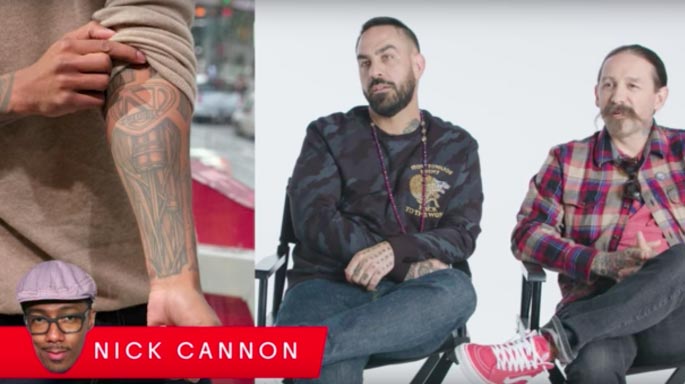 тату-эксперты обсуждают татуировки знаменитостей, мастера тату оценивают тату знаменитостей