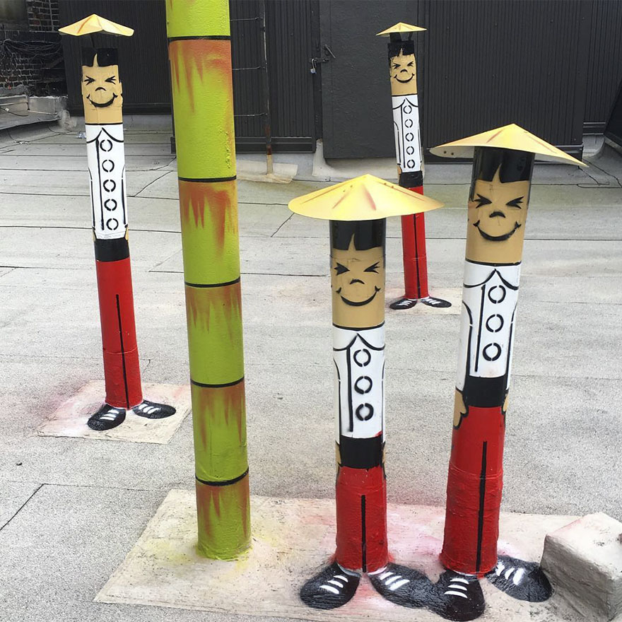 Художник украшает улицы Нью-Йорка, Том Боб