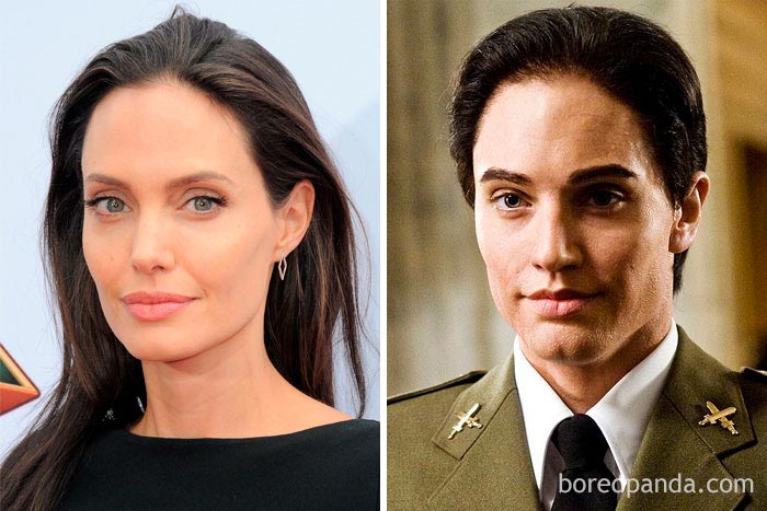 знаменитости до и после грима, звёзды в гриме, перевоплощение звёзд при помощи грима